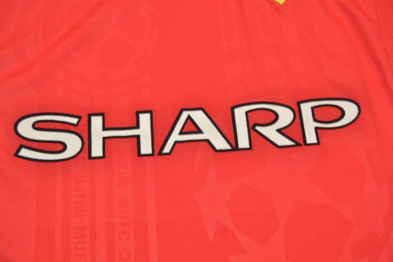 AAA(Thailand) Manchester United 1998/99 Home Retro Soccer Jersey