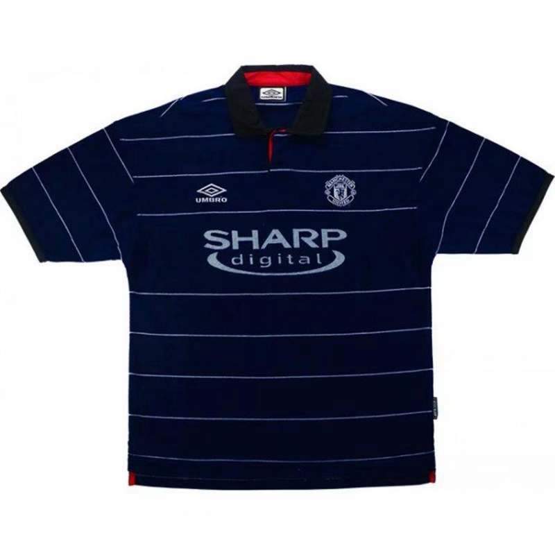 AAA(Thailand) Manchester United 1999/00 Away Retro Soccer Jersey