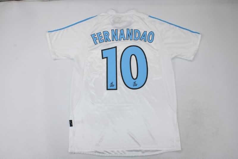 AAA(Thailand) Marseilles 2003/04 Home Retro Soccer Jersey