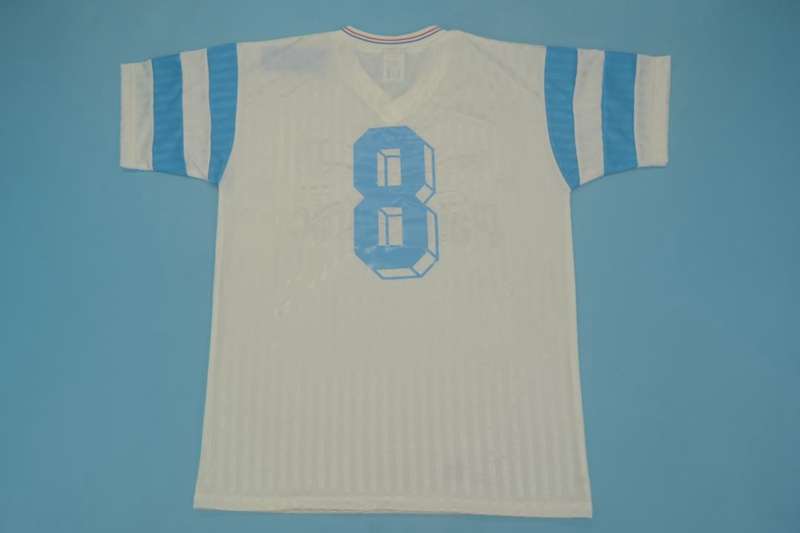 AAA(Thailand) Marseilles 1990/91 Home Retro Soccer Jersey