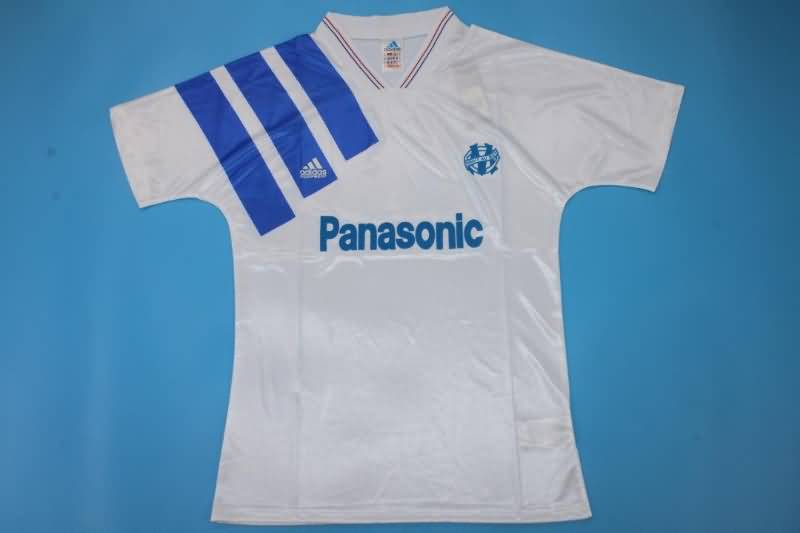 AAA(Thailand) Marseilles 1991/92 Home Retro Soccer Jersey