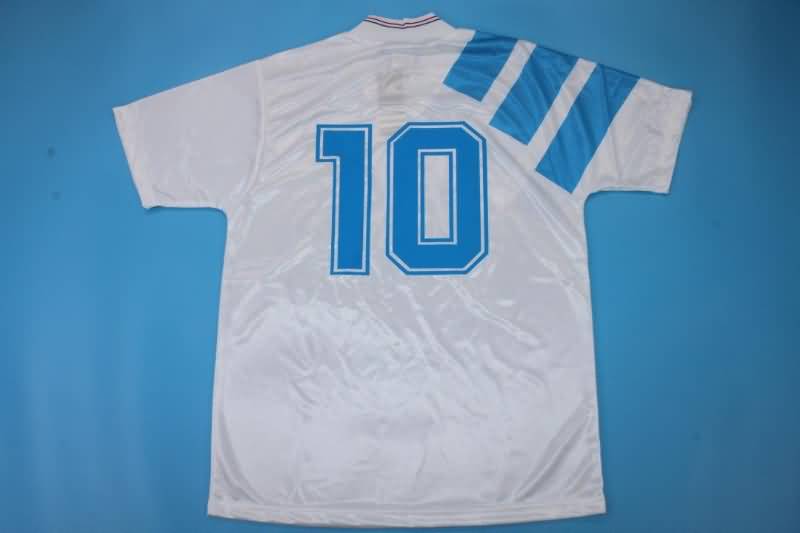 AAA(Thailand) Marseilles 1992/93 Home Retro Soccer Jersey