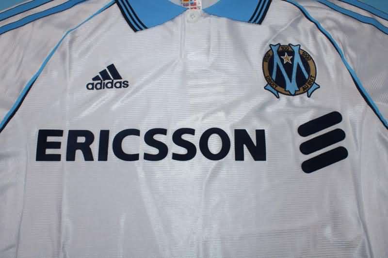 AAA(Thailand) Marseilles 1998/99 Home Retro Soccer Jersey