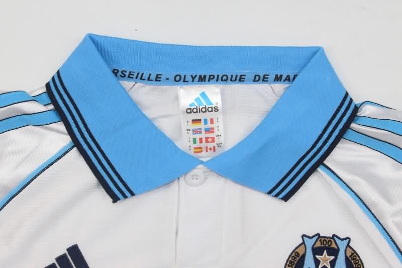 AAA(Thailand) Marseilles 1998/99 Home Retro Soccer Jersey