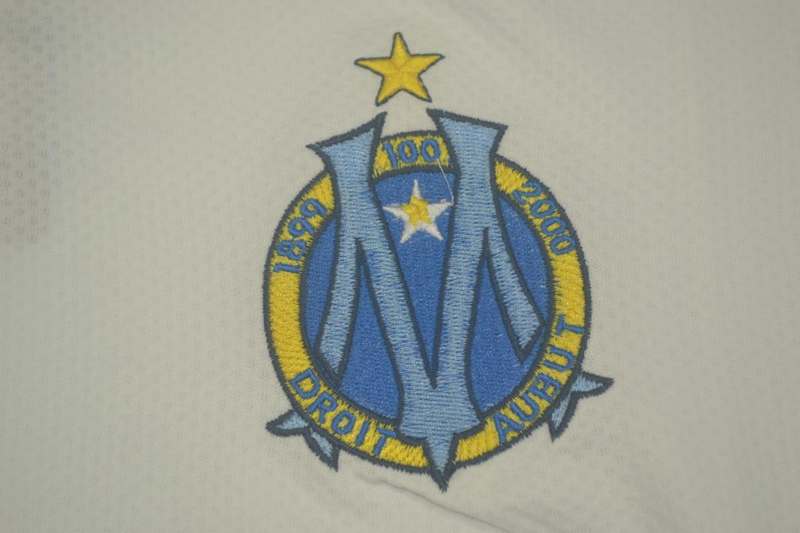 AAA(Thailand) Marseilles 1999/00 Home Retro Soccer Jersey