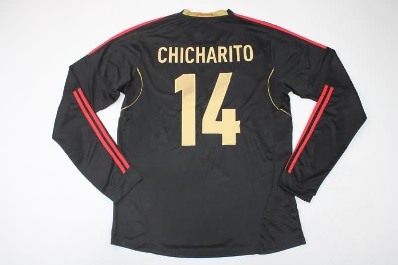 AAA(Thailand) Mexico 2011/12 Away Long Sleeve Retro Soccer Jersey