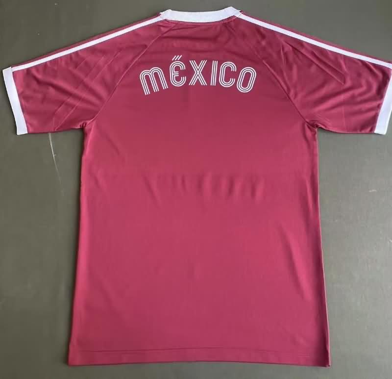 AAA(Thailand) Mexico 1985 Red Retro Soccer Jersey