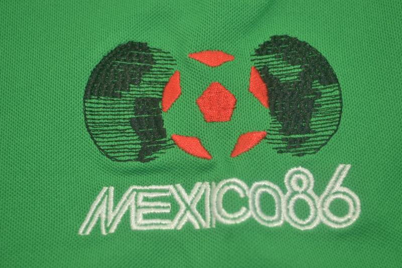 AAA(Thailand) Mexico 1986 Home Retro soccer Jersey