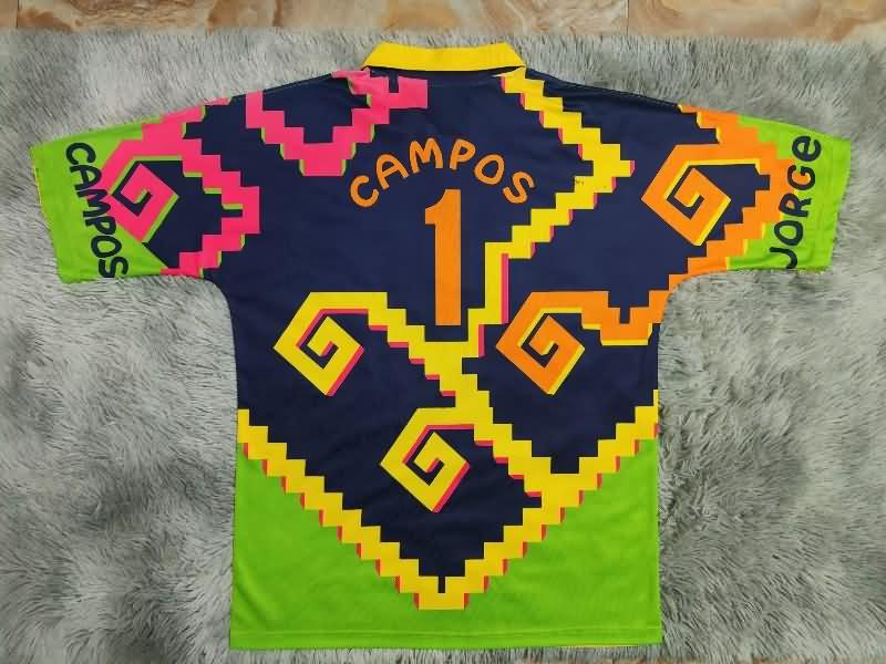 AAA(Thailand) Mexico 1995 Goalkeeper Retro Soccer Jersey 02