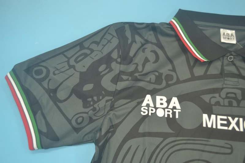 AAA(Thailand) Mexico 1998 Black Retro soccer Jersey