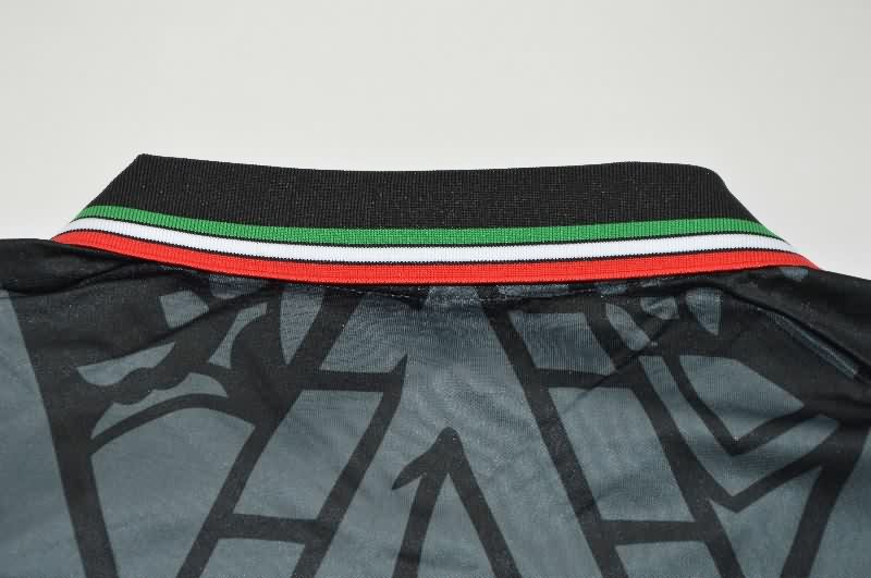 AAA(Thailand) Mexico 1998 Black Retro Long Sleeve Soccer Jersey