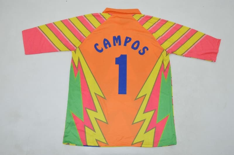 AAA(Thailand) Mexico 1998 Goalkeeper Retro Soccer Jersey
