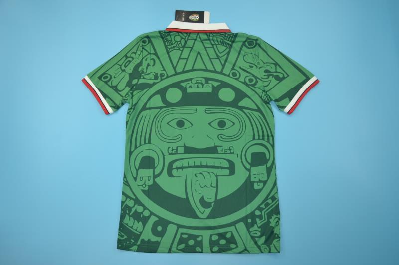 AAA(Thailand) Mexico 1998 Home Retro soccer Jersey