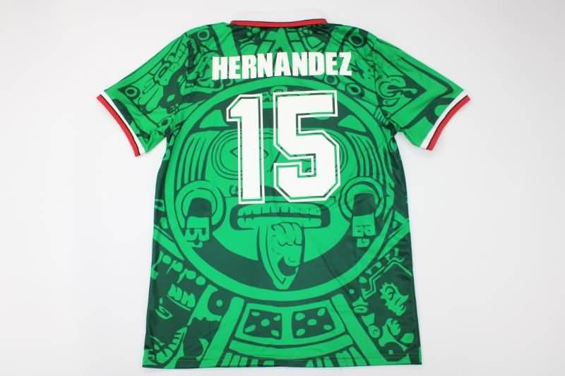 AAA(Thailand) Mexico 1998 Home Retro soccer Jersey
