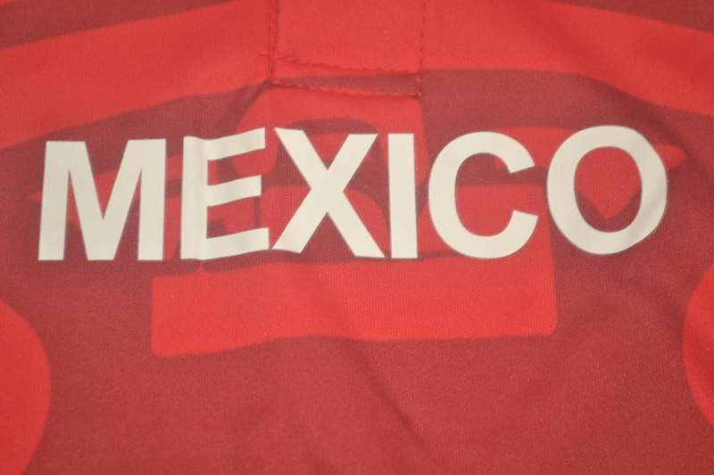 AAA(Thailand) Mexico 1998 Red Retro soccer Jersey