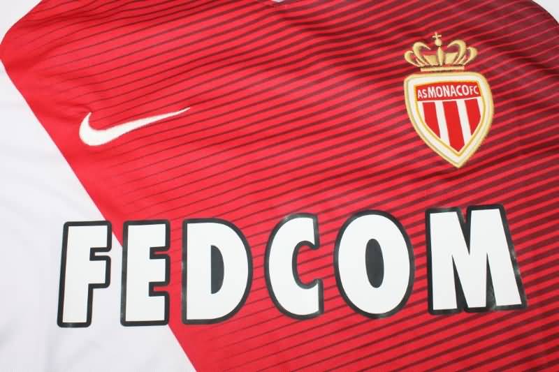 AAA(Thailand) Monaco 2016/17 Home Retro Soccer Jersey