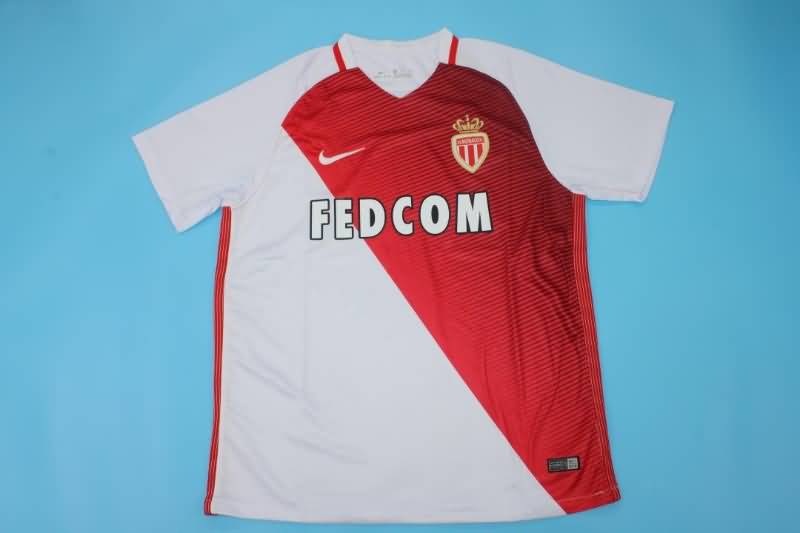 AAA(Thailand) Monaco 2016/17 Home UCL Retro Soccer Jersey