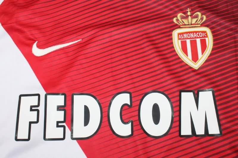 AAA(Thailand) Monaco 2016/17 Home UCL Retro Soccer Jersey