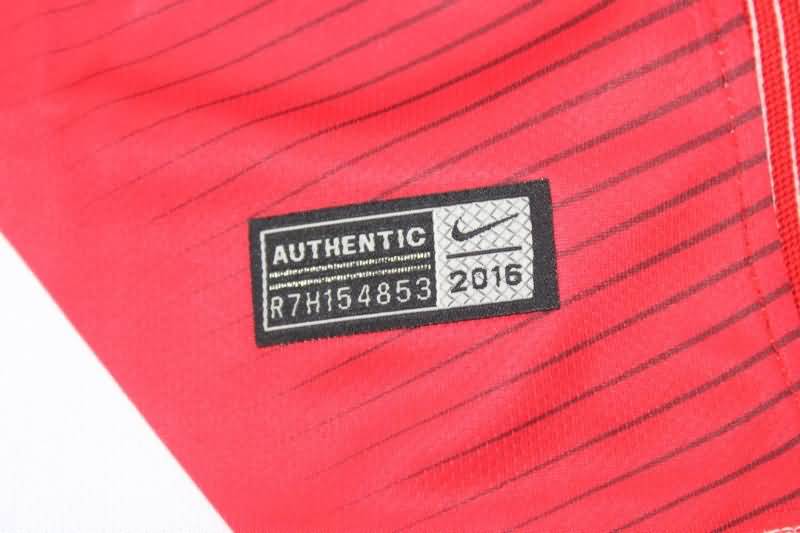 AAA(Thailand) Monaco 2016/17 Home UCL Retro Soccer Jersey