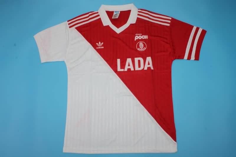 AAA(Thailand) Monaco 1990/91 Retro Home Soccer Jersey