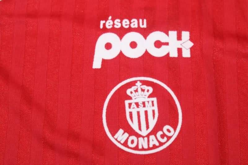 AAA(Thailand) Monaco 1990/91 Retro Home Soccer Jersey