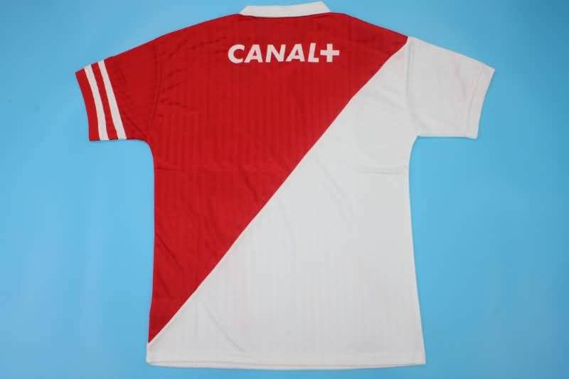 AAA(Thailand) Monaco 1990/91 Retro Home Soccer Jersey