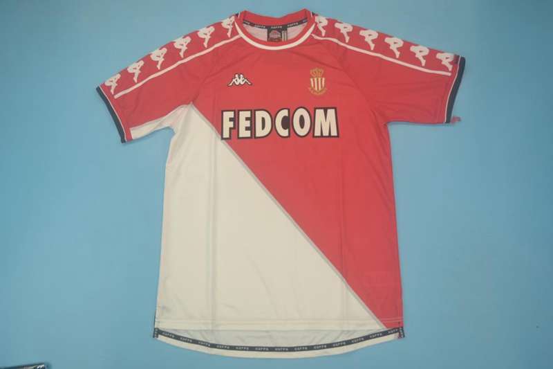 AAA(Thailand) Monaco 1999/00 Retro Home Soccer Jersey