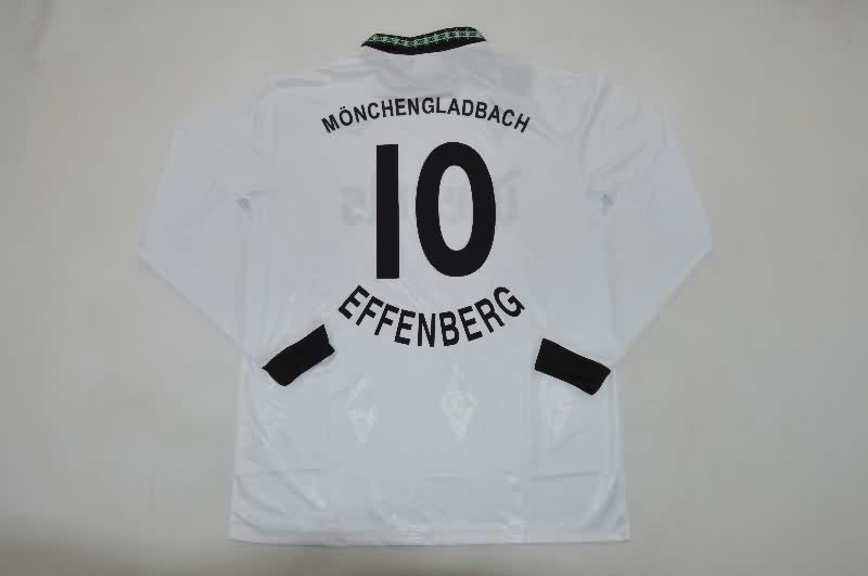AAA(Thailand) Monchengladbach 1995/96 Home Long Sleeve Retro Soccer Jersey