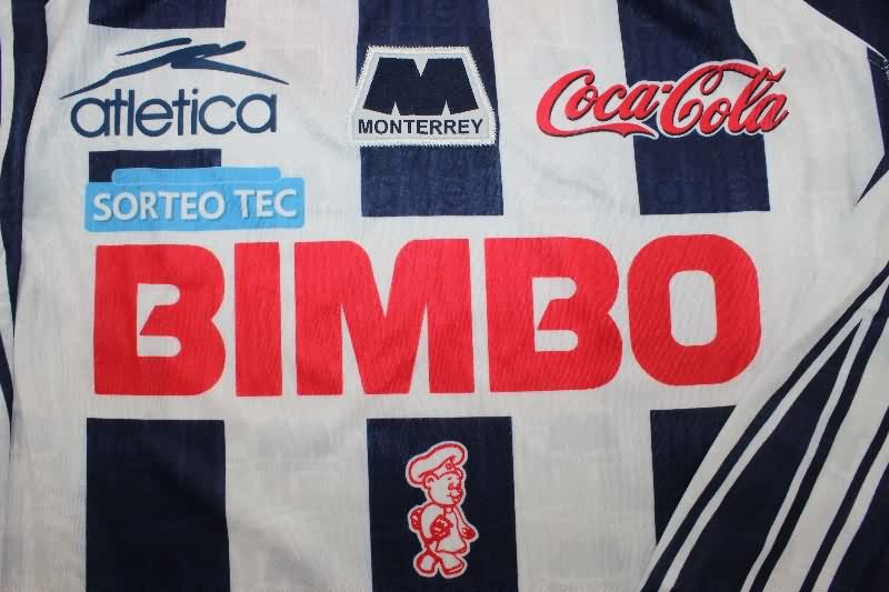 AAA(Thailand) Monterrey 1999/00 Home Long Sleeve Retro Soccer Jersey