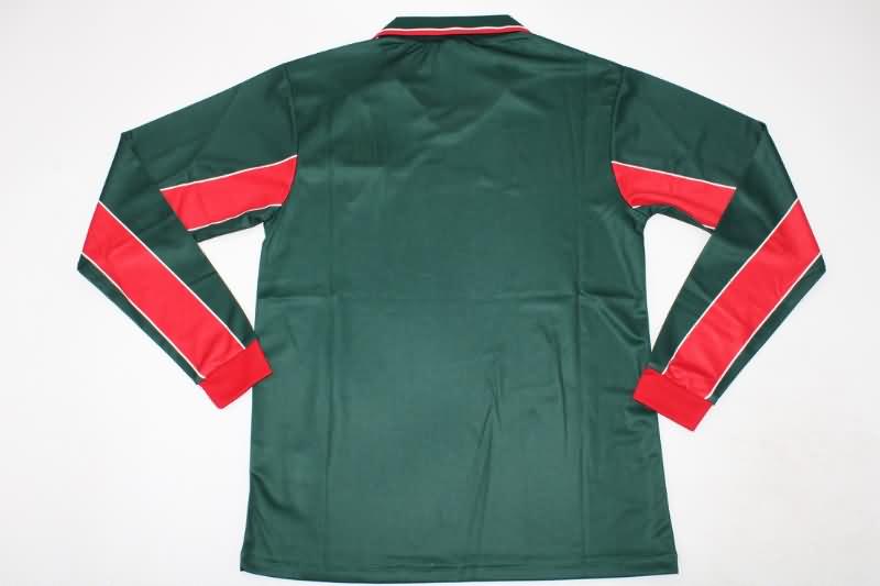 AAA(Thailand) Morocco 1998 Away Long Sleeve Retro Soccer Jersey