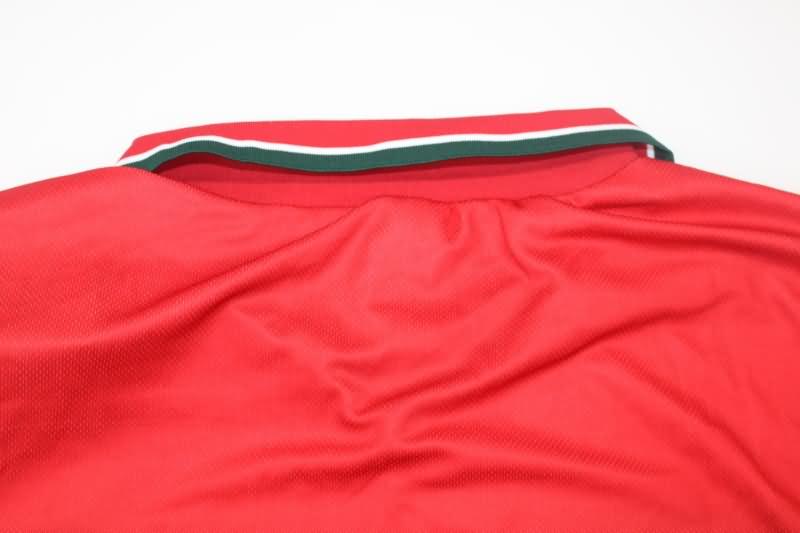 AAA(Thailand) Morocco 1998 Home Long Sleeve Retro Soccer Jersey