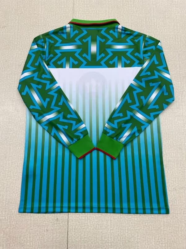 AAA(Thailand) Morocco 1994/95 Away Retro Long Sleeve Soccer Jersey