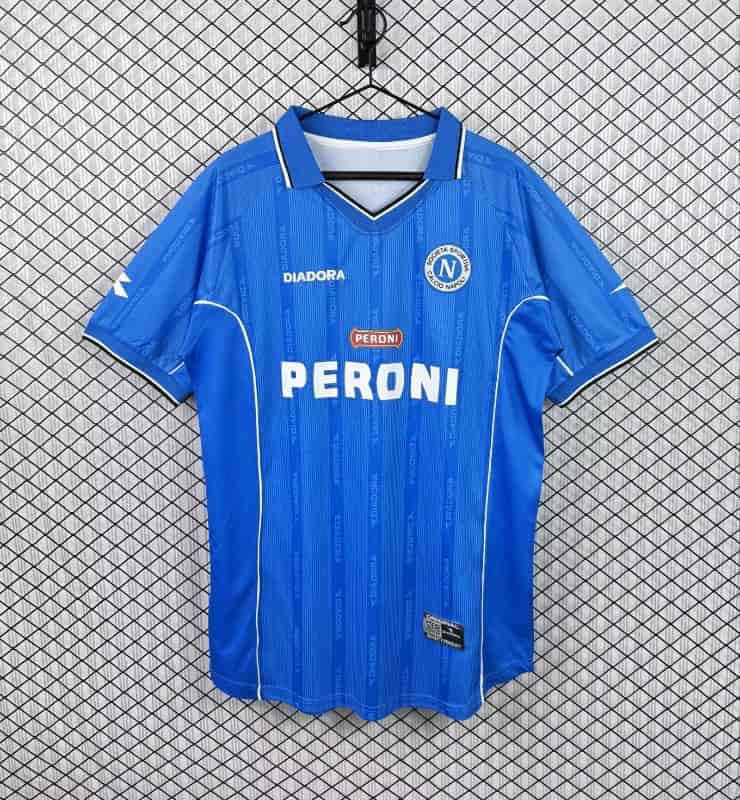 AAA(Thailand) Napoli 2000/01 Home Retro Soccer Jersey