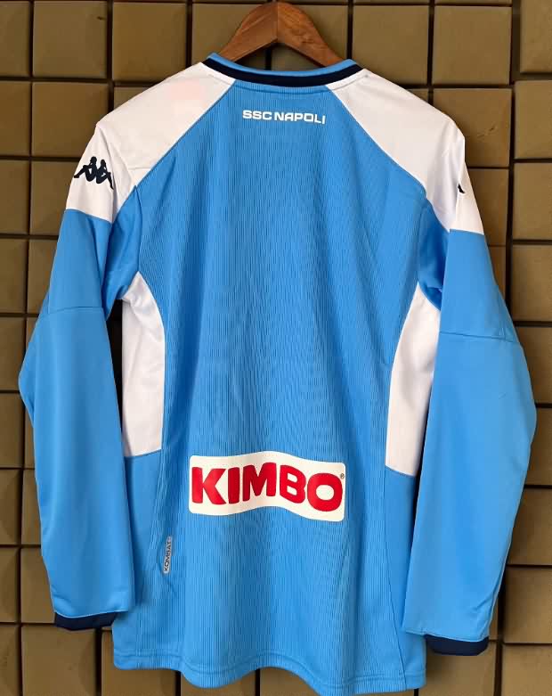 AAA(Thailand) Napoli 2019/20 Home Long Sleeve Retro Soccer Jersey
