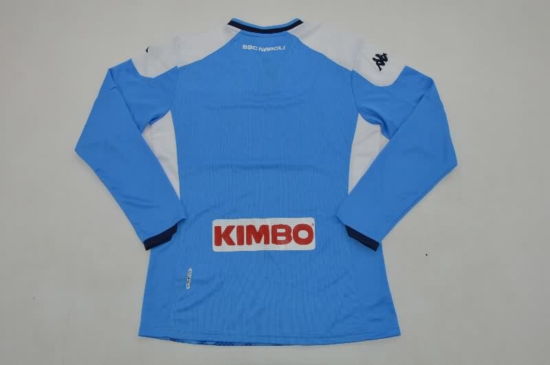 AAA(Thailand) Napoli 2019/20 Home Long Sleeve Retro Soccer Jersey