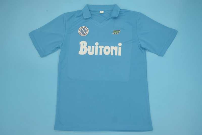 AAA(Thailand) Napoli 1986/87 Home Retro Soccer Jersey