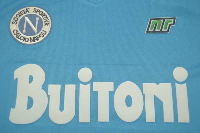 AAA(Thailand) Napoli 1986/87 Home Retro Soccer Jersey