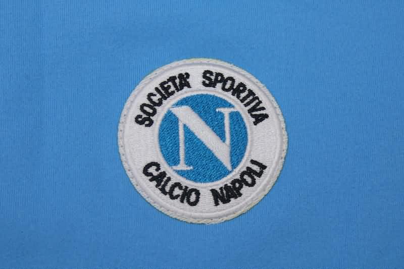 AAA(Thailand) Napoli 1986/87 Home Long Sleeve Retro Soccer Jersey