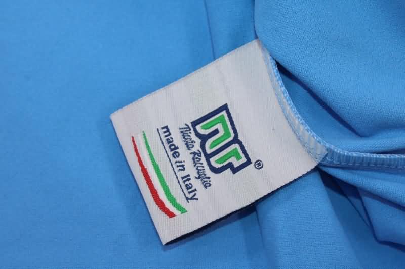 AAA(Thailand) Napoli 1986/87 Home Long Sleeve Retro Soccer Jersey