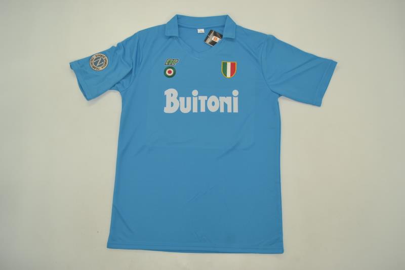 AAA(Thailand) Napoli 1987/88 Home Retro Soccer Jersey