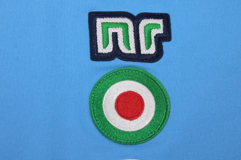 AAA(Thailand) Napoli 1987/88 Home Long Sleeve Retro Soccer Jersey