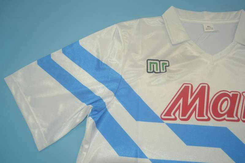 AAA(Thailand) Napoli 1988/89 Away Retro Soccer Jersey