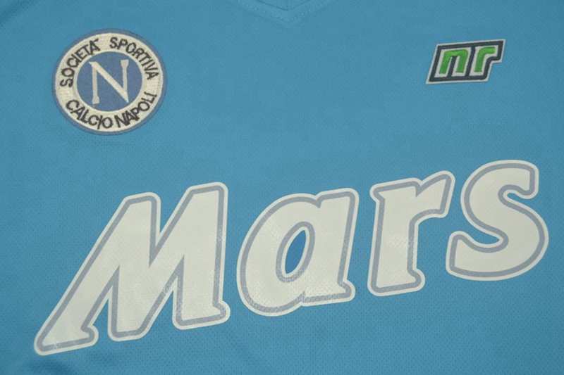 AAA(Thailand) Napoli 1988/89 Home Retro Soccer Jersey