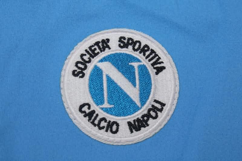 AAA(Thailand) Napoli 1988/89 Home Long Sleeve Retro Soccer Jersey