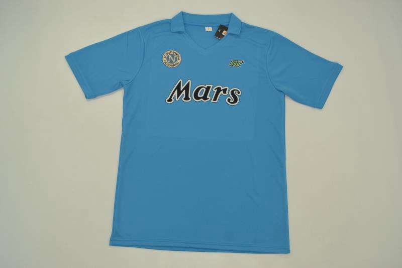 AAA(Thailand) Napoli 1989/90 Home Retro Soccer Jersey