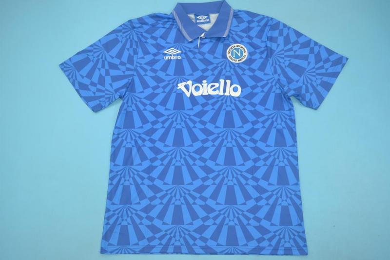 AAA(Thailand) Napoli 1991/92 Home Retro Soccer Jersey