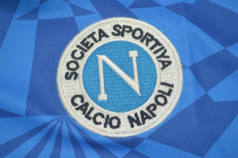 AAA(Thailand) Napoli 1991/92 Home Retro Soccer Jersey