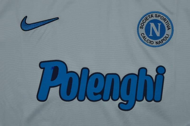 AAA(Thailand) Napoli 1998/99 Away Retro Long Sleeve Soccer Jersey