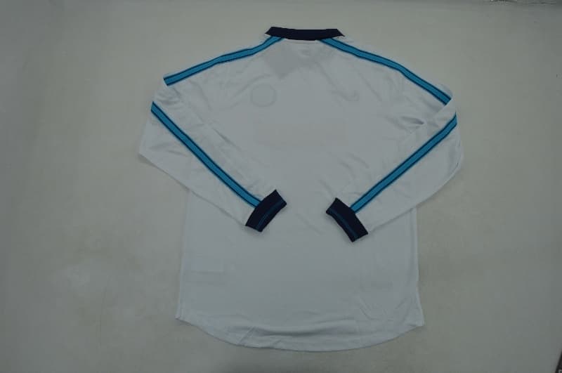 AAA(Thailand) Napoli 1998/99 Away Retro Long Sleeve Soccer Jersey