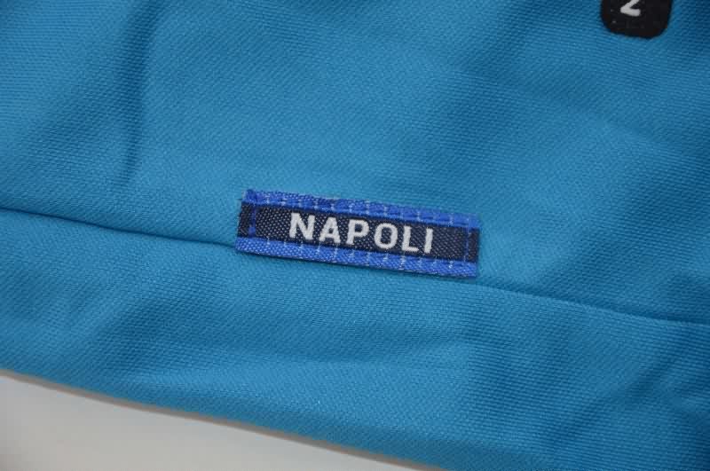 AAA(Thailand) Napoli 1998/99 Home Retro Long Sleeve Soccer Jersey